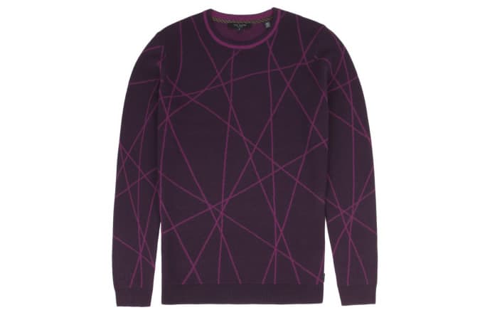 CARGUY Zigzag pattern wool jumper