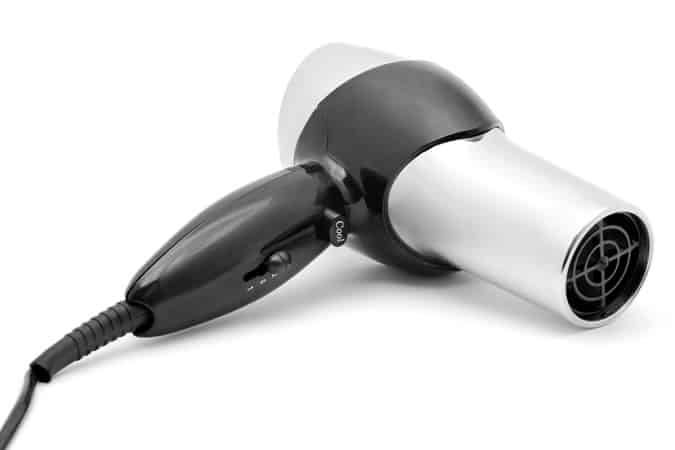 Hair Dryer Creases Away