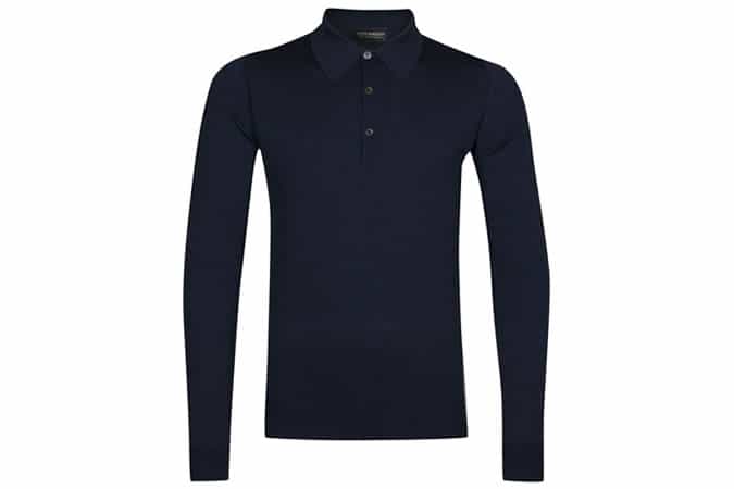 Matthew Merino Wool Shirt In Indigo