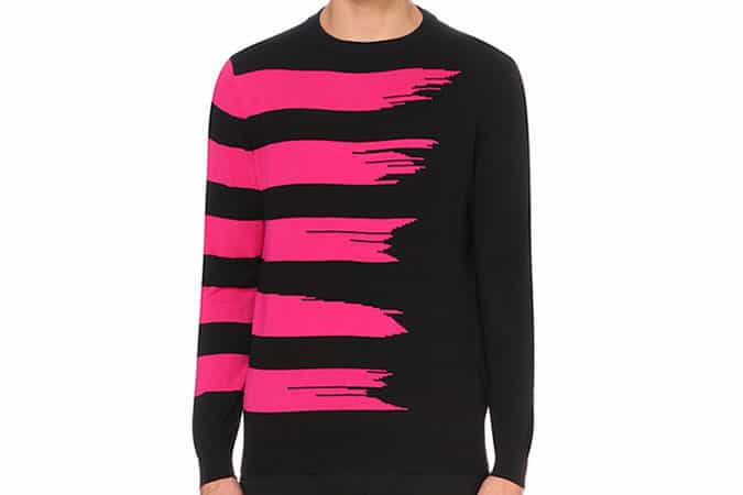 Sibling Parallel Lines Wool Jumper