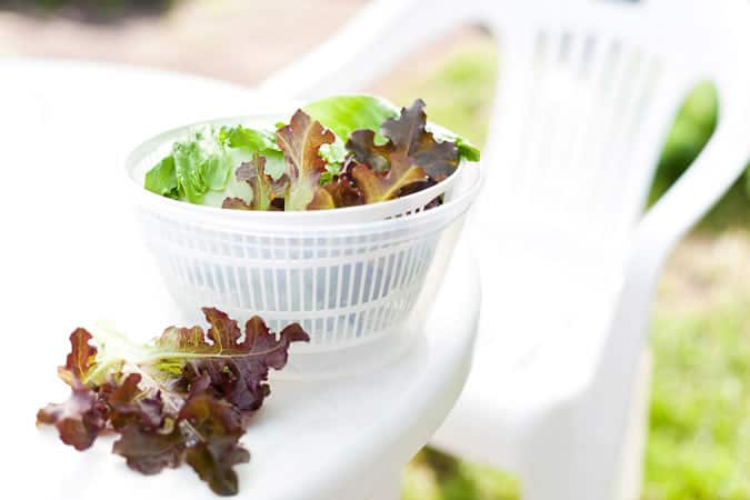 Use A Salad Spinner To Dry Hand Washed Clothes