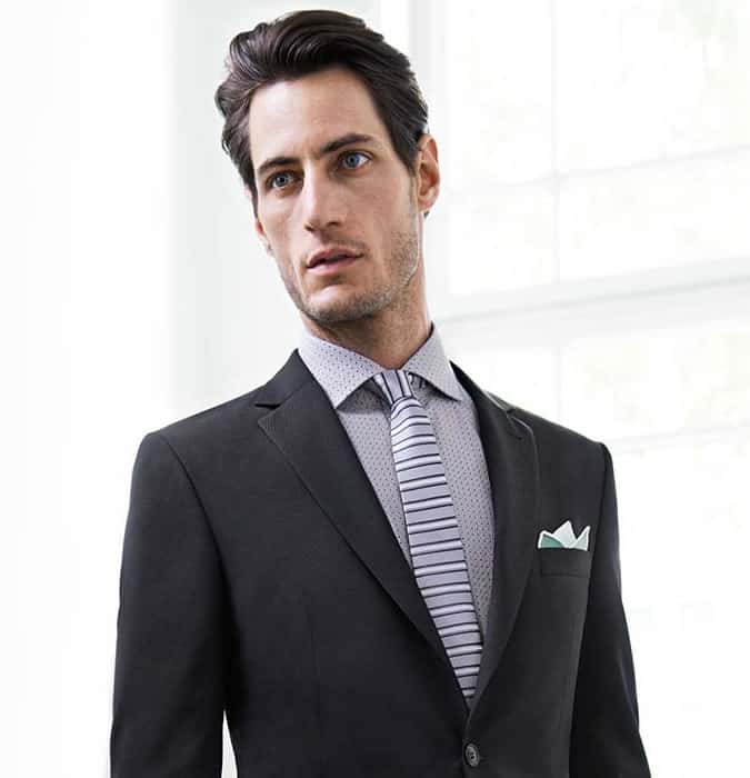 Men's Three-Point Fold Pocket Square