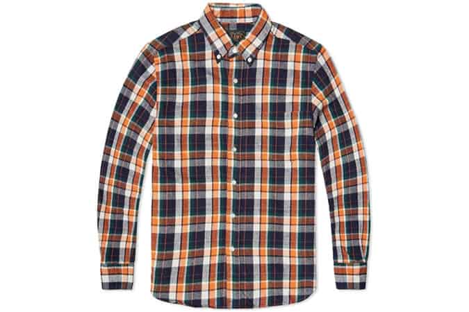 Beams Plus Button Down Brushed Viyella Shirt
