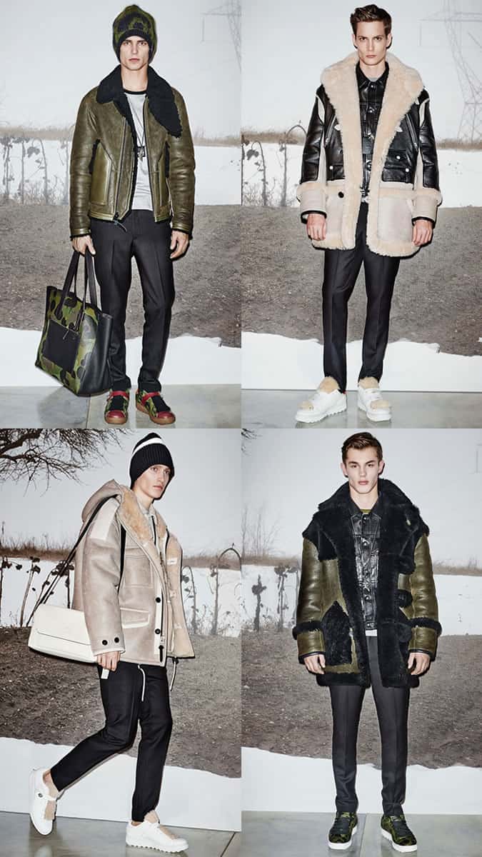 Shearling In The Coach AW15 Menswear Collection