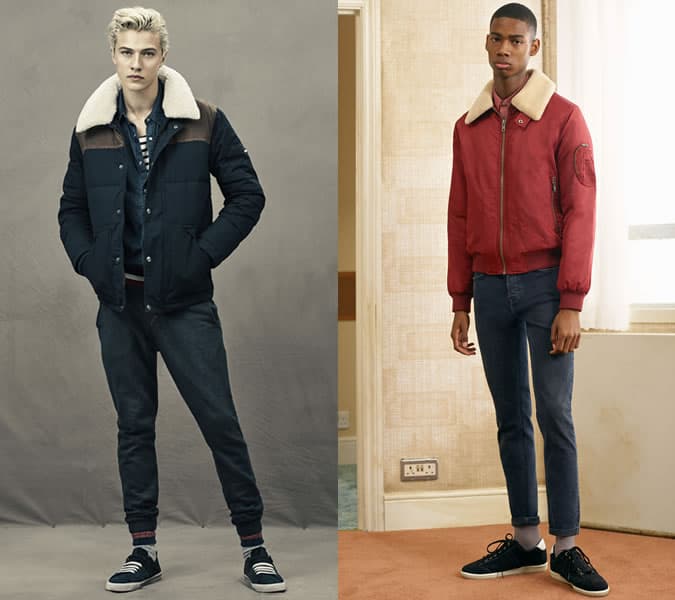 Men's Casual Shearling Jackets Outfit Inspiration Lookbook