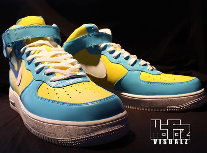 Mofoz Visualz Spray Paint Trainers Tutorial