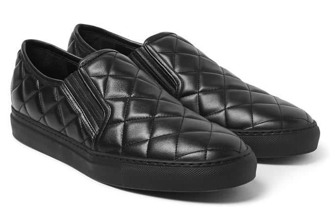 Balmain Quilted Slip-On Sneakers