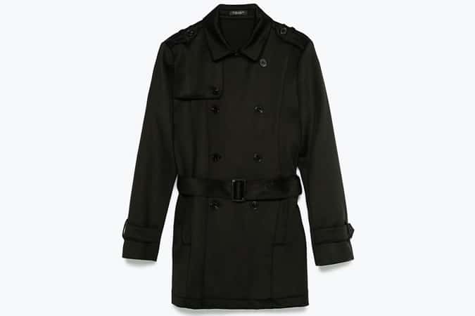 Zara Double Breasted Trench Coat