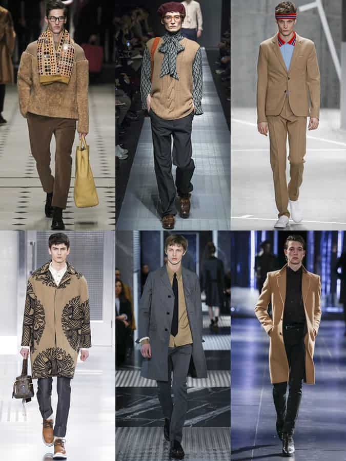 Camel On The Autumn/Winter 2015 Menswear Runways