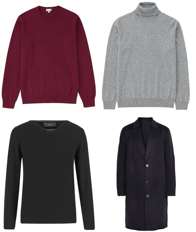 Men's Cashmere Jumpers and Coats