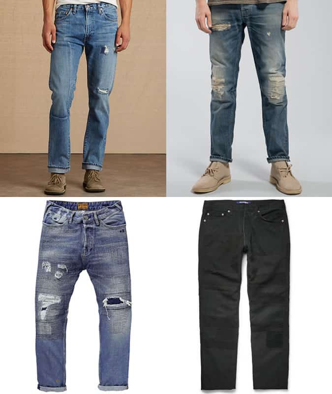 Men's Statement and Distressed Jeans
