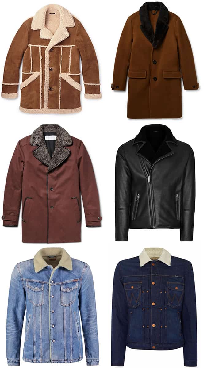 Men's Shearling Jackets an dCoats