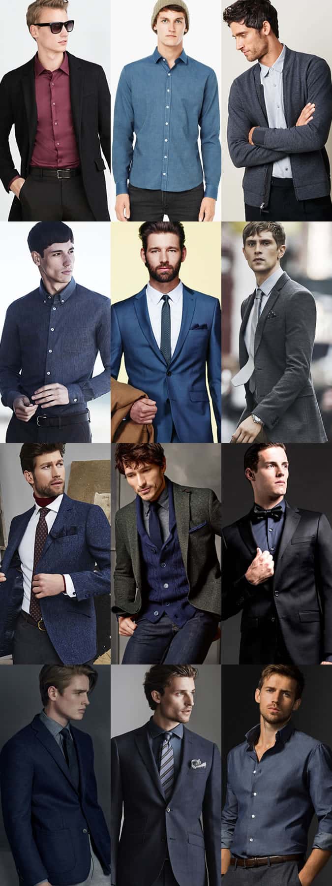 Men's Twill Shirts Outfit Inspiration Lookbook