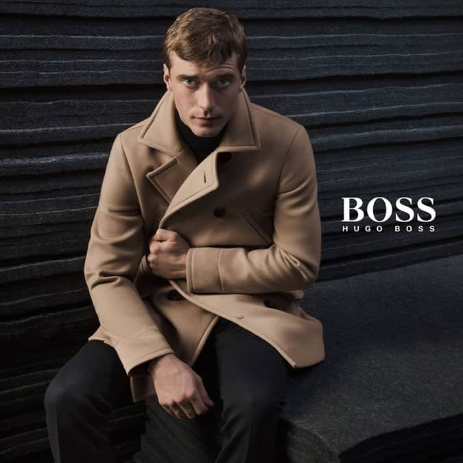Camel Overcoat - Hugo Boss AW15 Campaign