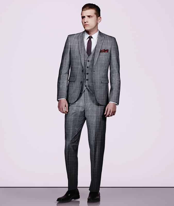 Men's Checked Suit Outfit Inspiration