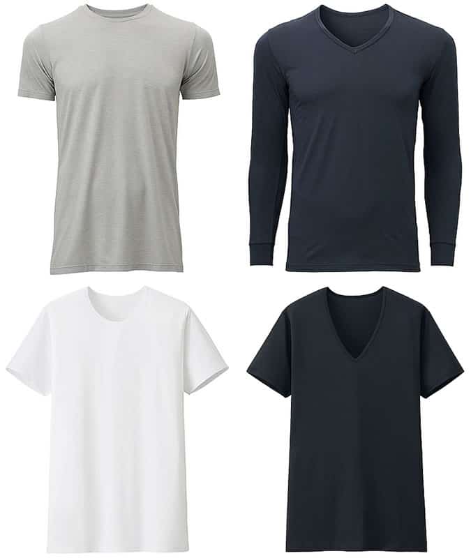 Uniqlo AIRism and HEATTECH Men's Clothing