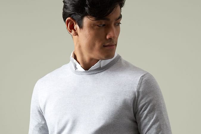 Wool can irritate skin. Cotton knits can help negate the effects of dry skin