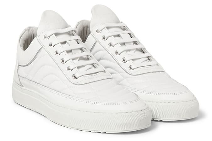Filling Pieces Quilted Leather Sneakers
