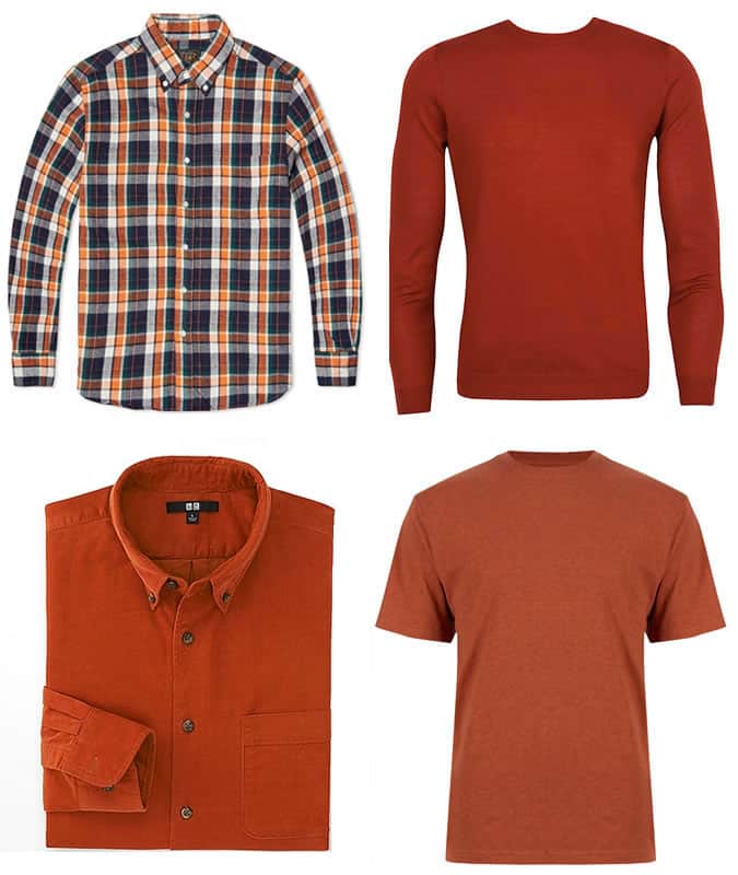 Dark Orange Menswear