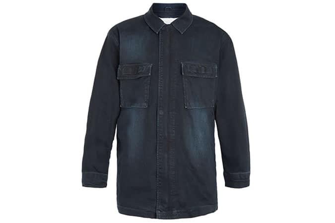 Topman Denim Oversized Field Jacket