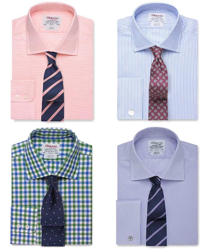 Men's Pattern Shirt and Pattern Tie Combinations