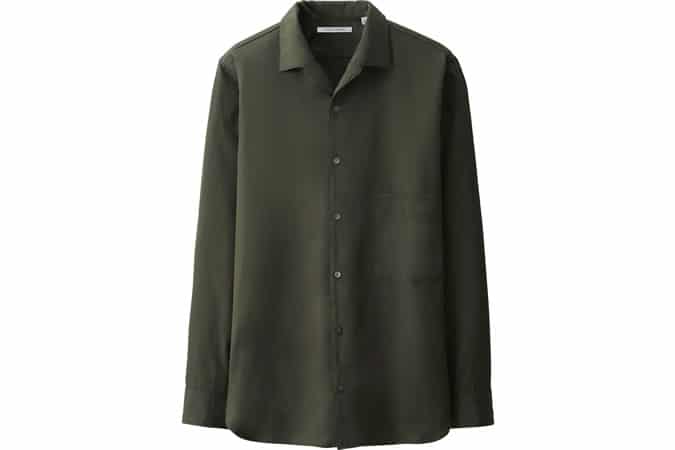 Uniqlo x Lemaire Convertible Collar Long-Sleeved Shirt
