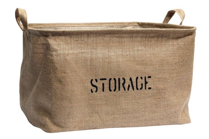 H&M Jute Storage Basket