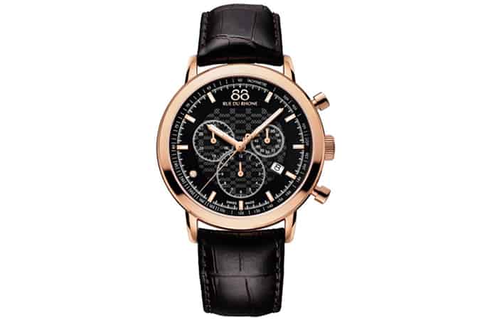 88 Rue Du Rhone 42mm Chrono Rose Gold