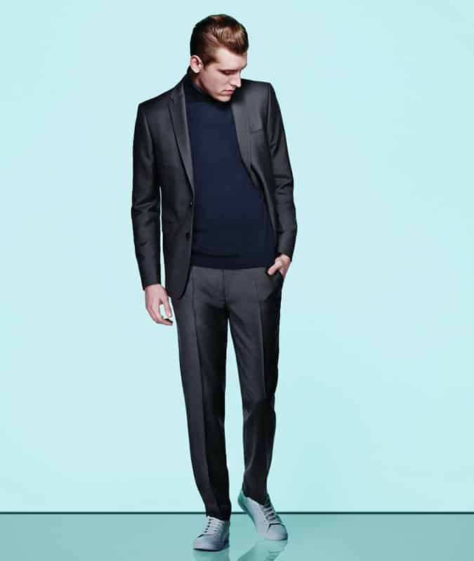 Darker colours can hide a budget suits flaws
