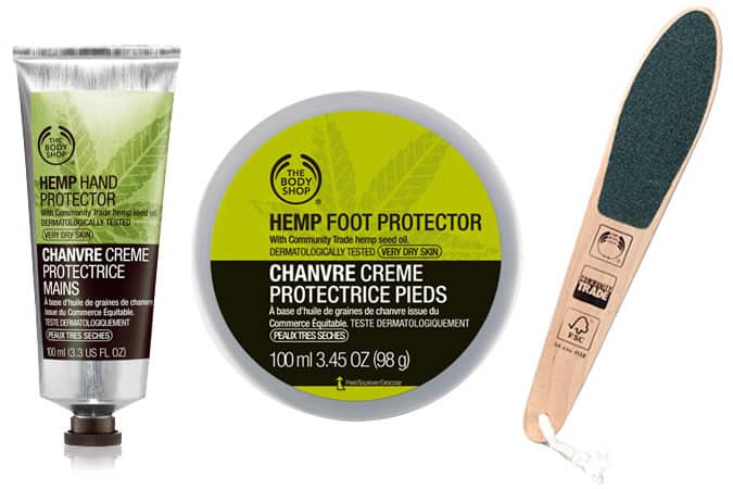 The Body Shop Hemp Hand and Feet Creams
