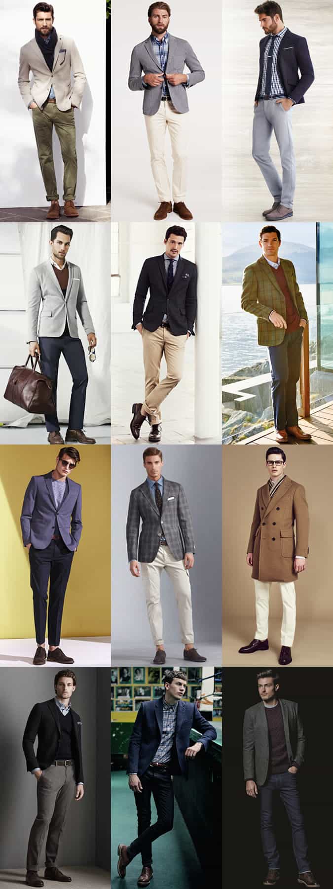 Men's Smart-Casual Outfit Inspiration - Leather and Suede Brogues