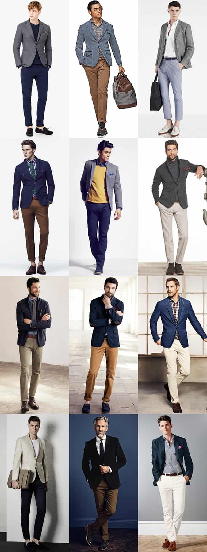 Men's Smart-Casual Outfit Inspiration - The Slim-Fit Chinos