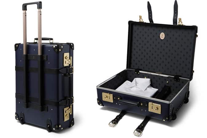 Globe Trotter Spectre 21 Leather-Trimmed Trolley Case