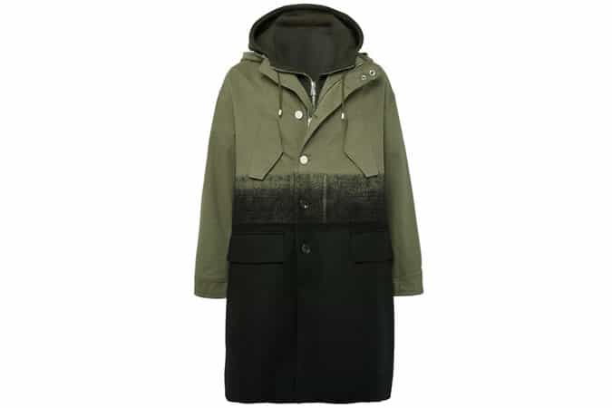 Neil Barrett Dégradé Brushed Cotton Parka