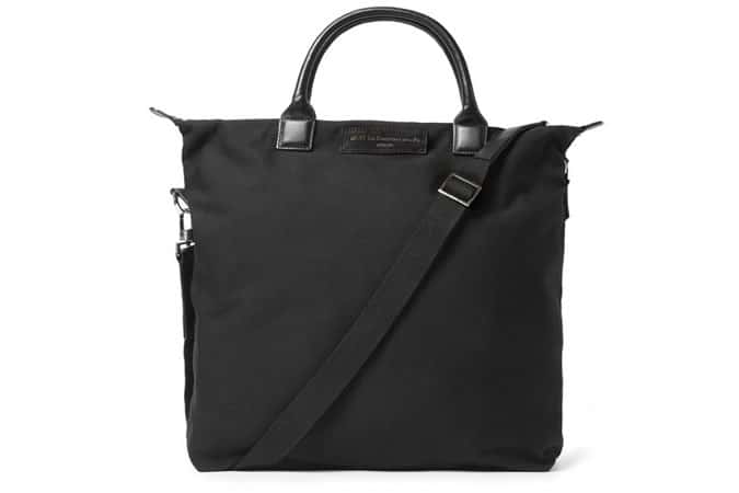 WANT LES ESSENTIELS DE LA VIE O'HARE LEATHER-TRIMMED ORGANIC COTTON-CANVAS TOTE BAG