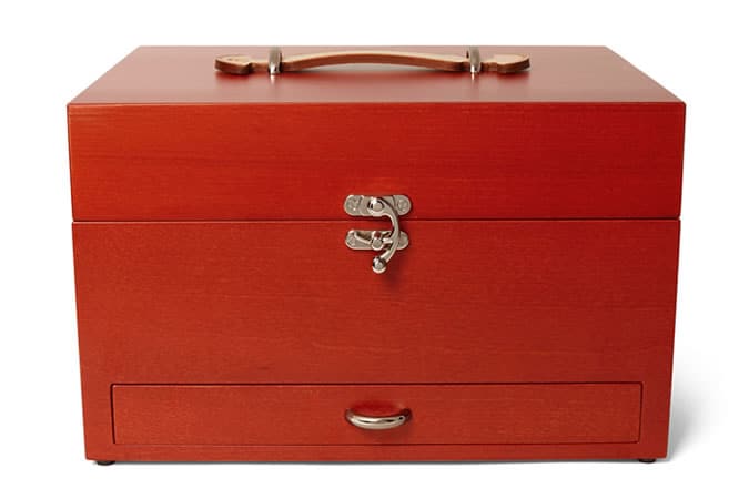 Turms Complete Shoe Care Kit with Wood Case