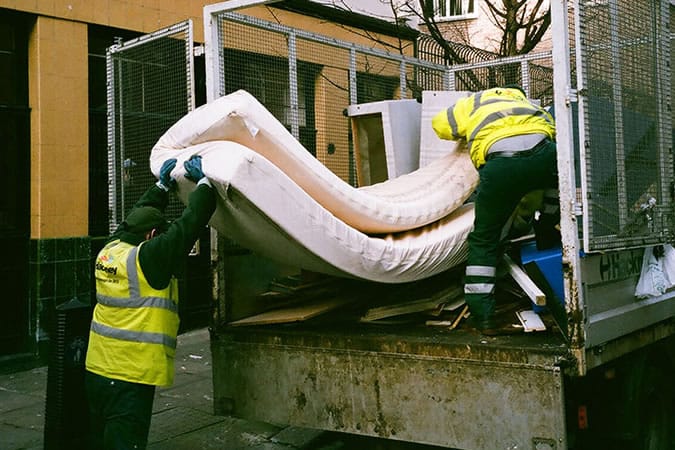 Discarded Sleeping Stations By George Hields