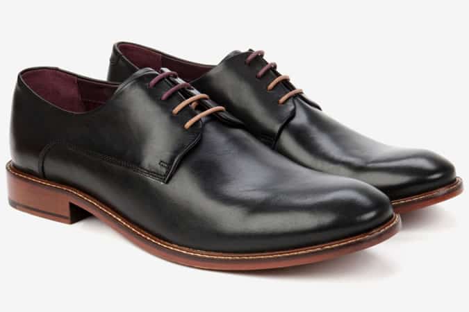 IRRON2 Classic leather derby shoes