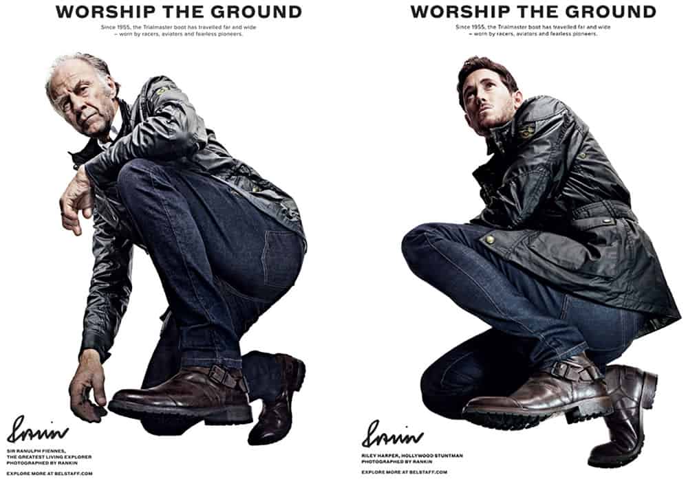 Belstaff Worship The Ground campaign