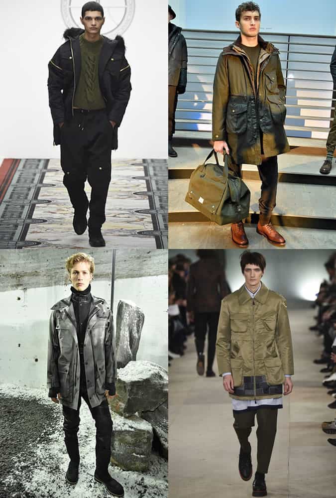 Men's Utilitarian Influences on The AW16 London Collections Men Runways