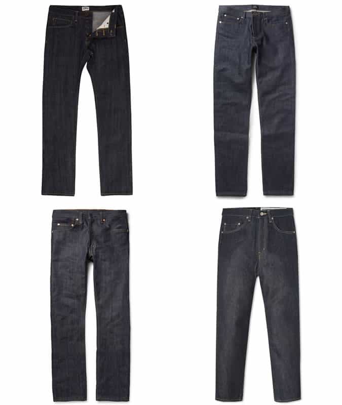 Men's Streetwear Selvedge Denim Jeans