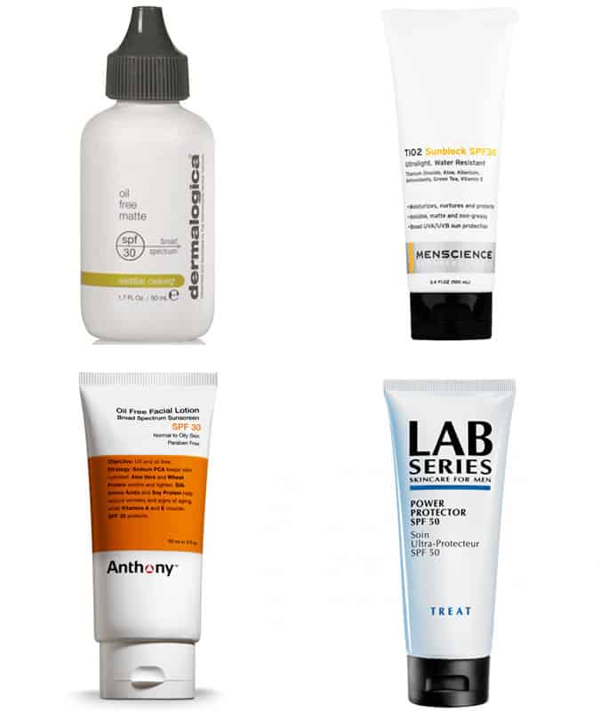 Men's Moisturisers with SPF Protection