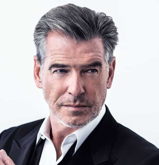Pierce Brosnan Has Great Grey Hair