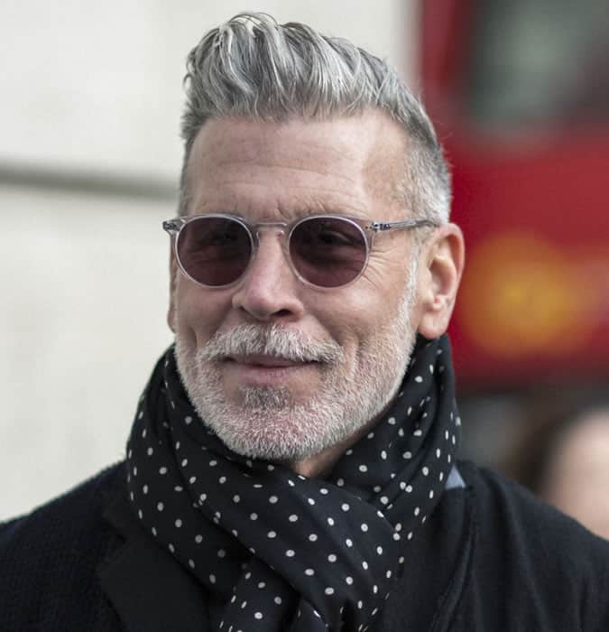 Nick Wooster Has Great Grey Hair