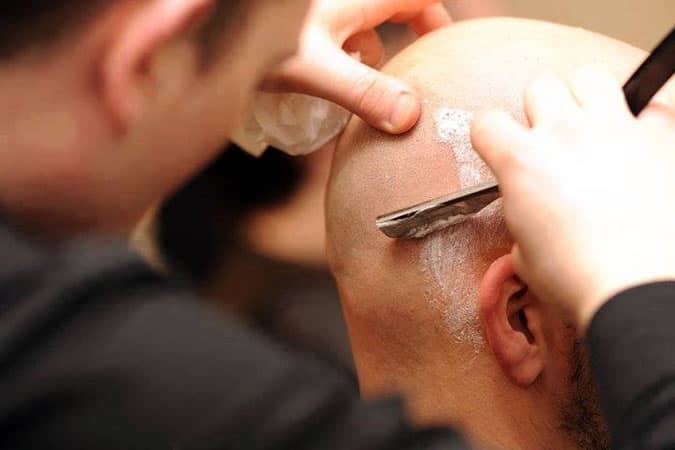 Bald man? Try a professional head shave