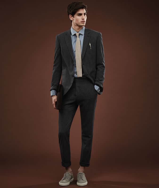 Men's Suit Sockless Mankle