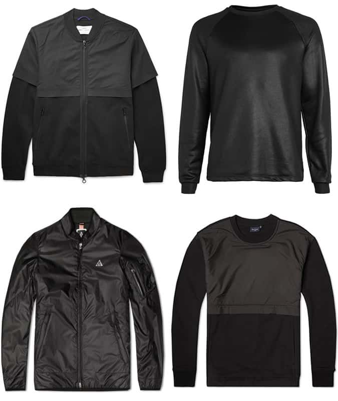 Men's Space-Age Black Clothing