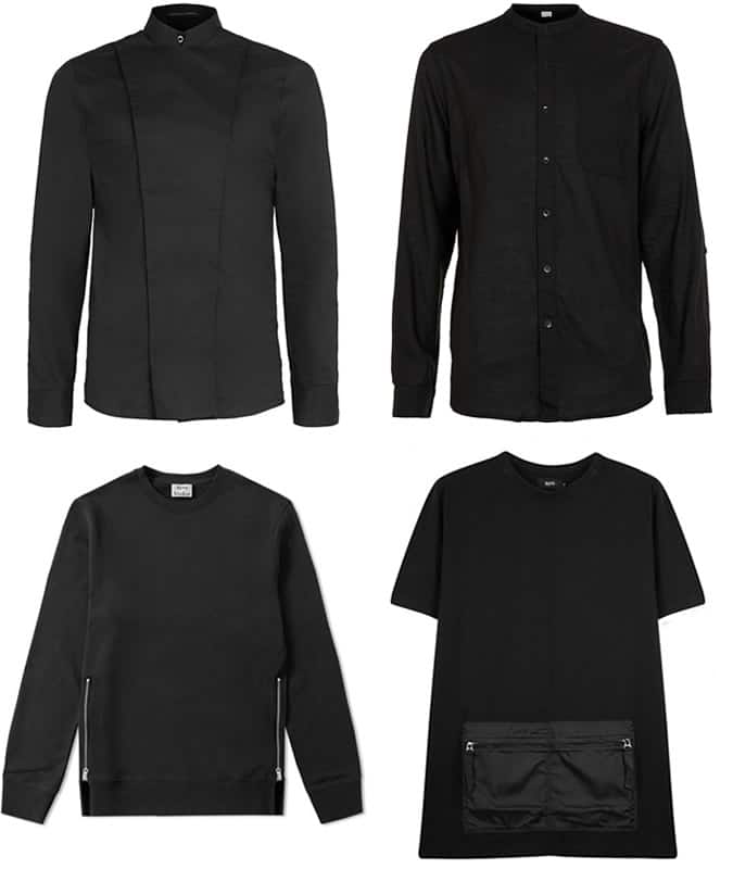 Men's Black Clothing