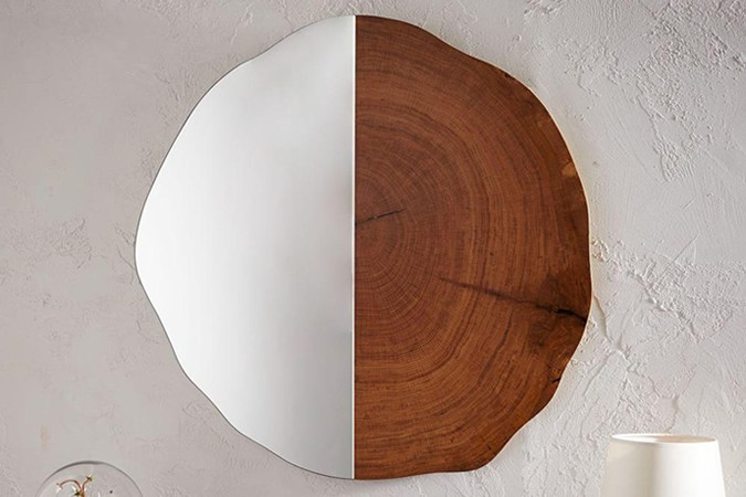 West Elm Tree Ring Wall Mirror
