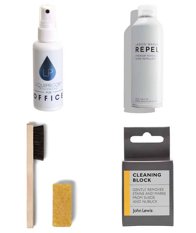 Men's Recommended Suede Cleaning and Protection Products